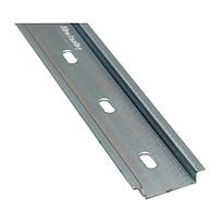 DIN Mounting Rail, Zinc Plated, Chromated Steel, 35mm x 15mm DIN Rail, 1 Meter (Pkg. Qty. 5)