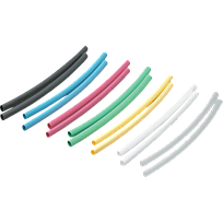 PANDUIT Envoltura termocontraíble de pared delgada, multicolor, diámetro de 1.6mm, poliolefina reticulada - HSTT06YK1