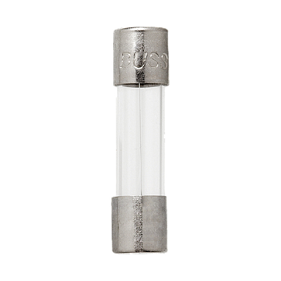BUSSMANN Fusible miniatura, De cartucho, 15A, 125V, Tubo de vidrio  – GMA15