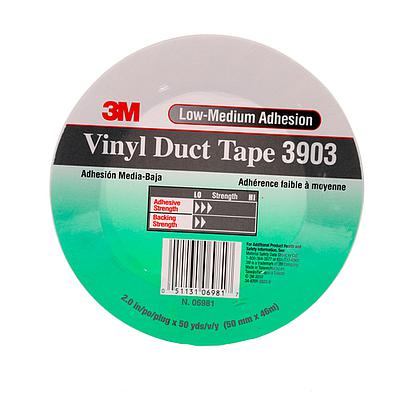 3M 3903 Cinta Sellaductos de Vinil,  55mm X 45 M, Gris - 70006281110