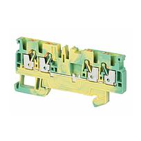 BLOQUE DE TIERRA IEC 1492-P PUSH-IN 4 50