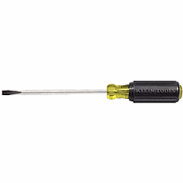 KLEIN TOOLS Desarmador de punta cabinet, 6.4 mm, alta resistencia, barra 152 mm - 605-6