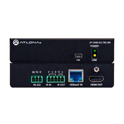 4K/UHD HDMI Over HDBaseT Receiver with Control and PoE