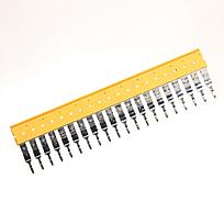 IEC Center Jumper, 20 PL 6mm, Plug-In