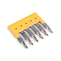 IEC Center Jumper, 2 PL 6mm, Plug-In