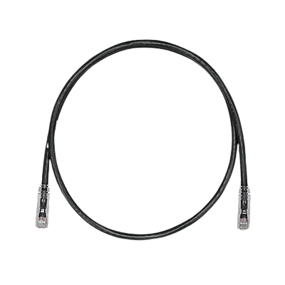 PANDUIT Cable de conexión UTP, Categoría 6, Enchufes modulares TX6 PLUS, 3 M, Negro - UTPSP10BLY