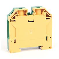 IEC 1-Ckt Feed-Through Grd Blk  50mm