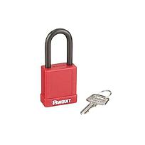 1" Shackle Padlock, Master Keyed, Color