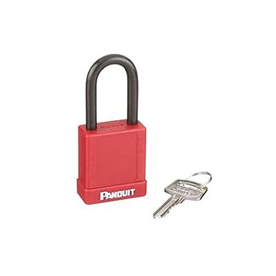 1" Shackle Padlock, Master Keyed, Color