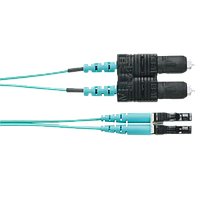 PANDUIT Cable de conexión de fibra óptica, OM4, Riser, LC dúplex a SC dúplex, 5M - FZ2ERLNSNSNM005