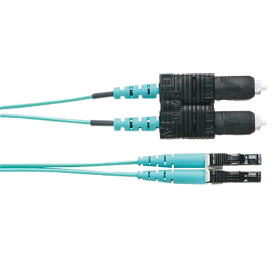 PANDUIT Cable de conexión de fibra óptica, OM4, Riser, LC dúplex a SC dúplex, 5M - FZ2ERLNSNSNM005