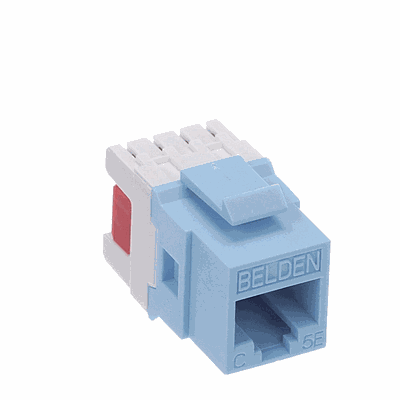 BELDEN Conector Jack RJ45 CAT5E T568A/B Azul - AX101315