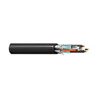 BELDEN Cable 8 pares 16 AWG, PVC-Nylon, blindaje 100%, TC-ER 600 V, chaqueta negra, RoHS