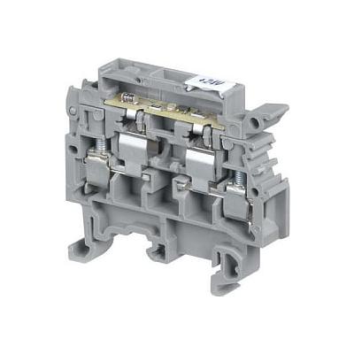 ABB-1SNA115935R0400 — Bloque Terminal DIN-Rail 2 Posiciones con Portafusible y LED Indicador 400 V