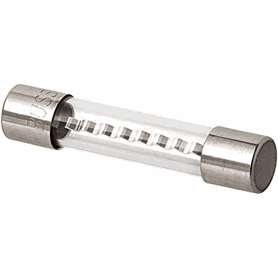 BUSSMANN FUSIBLE 1/4 X 1-1/4" TUBO DE VIDRIO ACCIÓN RÁPIDA 250 VOLTS CA (3AG) - AGC-3-2-10