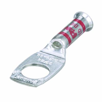Copper Compression Lug, 1 Hole, #8 AWG,