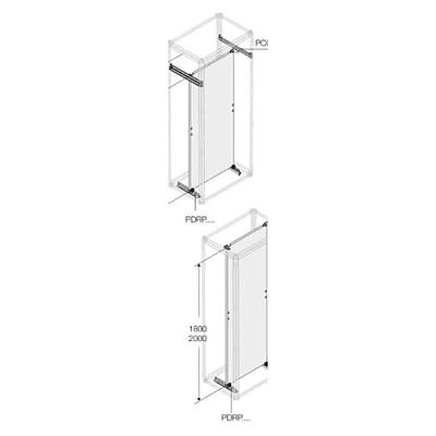 Travesaños chapa zincada p=300mm, 2 ud.