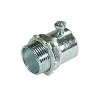 Adaptador de acero galvanizado para tubo Conduit ajuste tornillo sin aislamiento para conduit diámetro 3/4&quot;