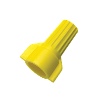 PRODUCTOS IDEAL Conector de cable WingTwist, WT51, Frasco de 500, Amarillo - WT51-500JR