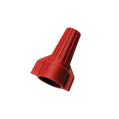 PRODUCTOS IDEAL Conector de cable WingTwist, WT52, Frasco de 500, Rojo - WT52-500JR