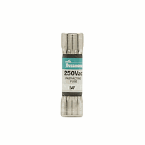 BUSSMANN Fusible Suplementario, 13/32" X 1-1/2" Tubo de Fibra Vulcanizada, Acción Rápida 250Vca - BAF-20