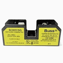 BUSSMAN Base Porta Fusibles, Clase CC, 600VCA - BC6031SQ