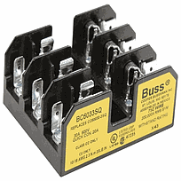BUSSMAN Base Porta Fusibles Clase Cc, 600Vca - BC6033SQ
