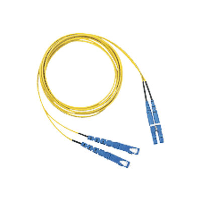 PANDUIT Cable de conexión de 2 fibras OS2, LC dúplex a LC dúplex, clasificación vertical (OFNR), cable con cubierta de 16 mm, estándar IL de 13 metros - F92ERLNLNSNM013