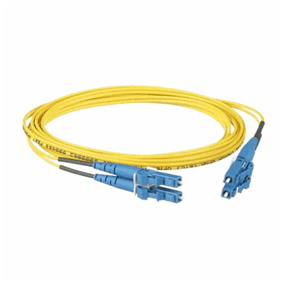 PANDUIT Cable de parcheo OS2 de 2 fibras LC duplex a LC duplex, clasificado riser (OFNR), cable con revestimiento de 1.6mm - F92ERLNLNSNM023