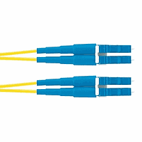 PANDUIT Cable de conexión de fibra Opti-Core, OS1 / 2 de 2 fibras, chaqueta de 1,6 mm, elevador, SC-LC dúplex, amarillo - F92ERLNSNSNM008