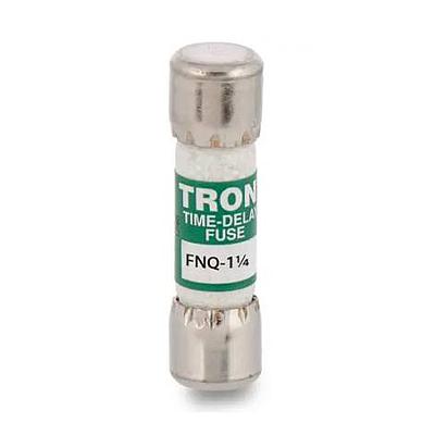 BUSSMANN Fusible FNQ de tiempo retardado, 1.25A, 500V, Miniatura - FNQ-1-1-4