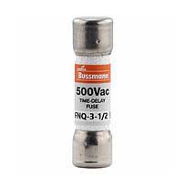 BUSSMANN Fusible FNQ de tiempo retardado, 3.5A, 500V, Miniatura - FNQ-3-1-2
