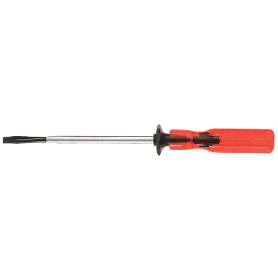 KLEIN TOOLS Destornillador de sujeción de tornillos de 3 pulgadas, Mango de plástico, Acero, Rojo - K23