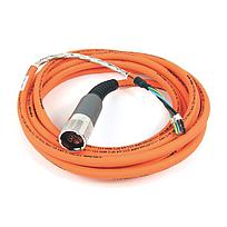SPEEDTEC CABLE, MOTOR POWER ONLY, SPEEDTEC DIN CONNECTOR, DRIVE-END, FLYING-LEAD, 16 AWG, CONTINUOUS-FLEX, 5 METERS