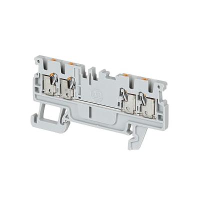 1492-P PUSH-IN TERMINAL BLOCKS , 1.5 MM² ( AWG 26 - AWG 14) , 13 A , FEED-THROUGH , SINGLE LEVEL ,2 POINTS ON ONE SIDE, 2 POINTS ON OTHER SIDE
