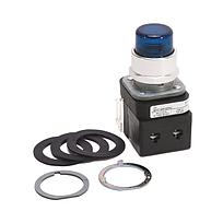 Pulsador momentáneo de 30 mm 800T, Rockwell Automation, tipo 4/13, azul, 12-130V AC/DC - 800T-QBH2BA2