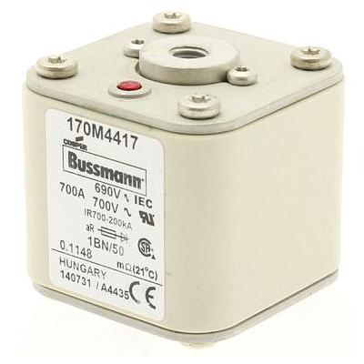 Fusible Semiconductor Tubo de Cerámica Europeo 700A 690V 1BN/50 AR UC