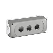 CAJA MODULAR 3 AGUJEROS GRIS