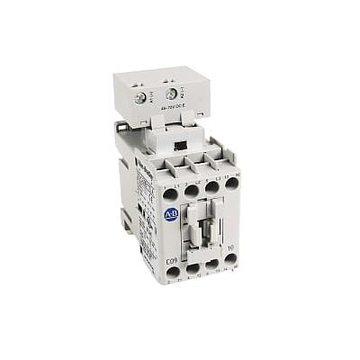 ROCKWELL AUTOMATION Contactor, IEC, 9A, 3P, Bobina electrónica de 24 VCC, 1 NA - 100C09EJ10