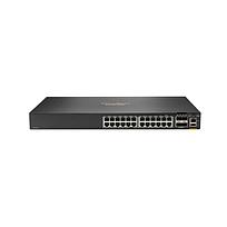 ARUBA6200FSwitch, 24 puertos, PoE+ 370 Watts, 4 puertos de Fibra SFP+ 1G/10G - JL725A