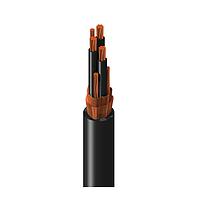 Belden Basics CSA VFD, 3 Conductor 12AWG (7x20) Bare Copper XLPE Insulation M4 Color Code + 12AWG Symmetrical Segmented Ground (3 of 16AWG) Bare Copper Stranded, Overall Dual Copper Tapes Helically Applied Shield, Black PVC Outer Jacket, 1000V CSA TC C22.2 #230 C22.2 #38 SUN RES DIR BUR Oil Resistance