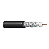 Coax RG-6 18 AWG (Solid) Bare Copper Covered Steel, Foam PE Insulation, Overall Duobond® II+Aluminum Braid(60%)+Duofoil®+Aluminum Braid(40%) Shield, PVC Outer Jacket, CMR