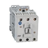 100-C IEC Contactor, 24V DC Electronic Coil, Screw Terminals, Line Side, 43A, 1 N.O.  0 N.C. Auxiliary Contact Configuration,  Single Pack