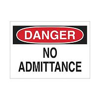 ADMITTANCE SIGN