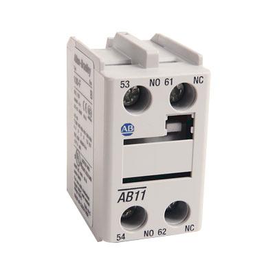 uxiliary Contact, 4 NO Contacts, Front Mounting, Screw Terminals, For 100-C Contactors