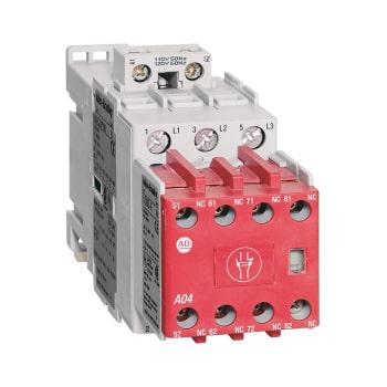 Contactor de seguridad IEC 100S-C, Rockwell Automation, 9 A, lado de línea, 24 V DC - 100S-C09EJ32C