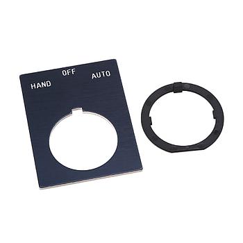 30mm 800H HAND-OFF-AUTO Grey Leg. Plate