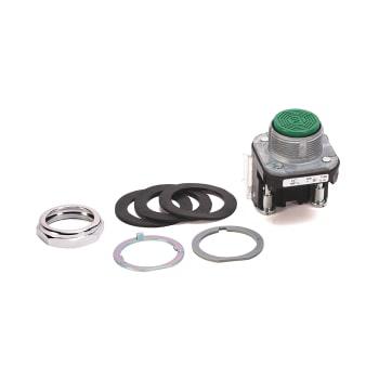 ROCKWELL AUTOMATION 800T, PB, 30mm,  MOMENTARY PUSH BUTTON, VERDE, 1 N.C. 1 N.O.  - 800TA1A