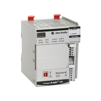 Controlador de procesos Enet CompactLogix, Rockwell Automation, 4 MB, 31 I/O, 20 ejes, 90 nodos - 5069-L340ERP