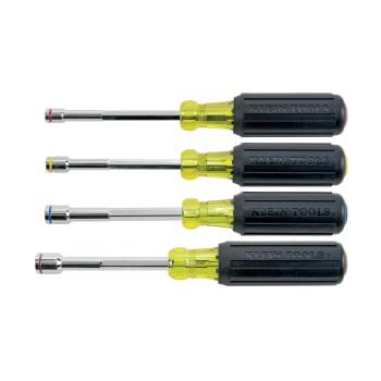 Juego desarmadores: 1/4", 5/16", 3/8", 7/16"